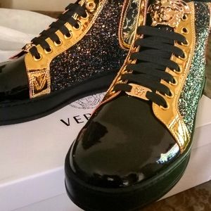 Black and gold Versace